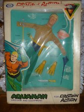 ALL Original 1966 Ideal Captain Action Aquaman Outfit Mint in Original Box READ