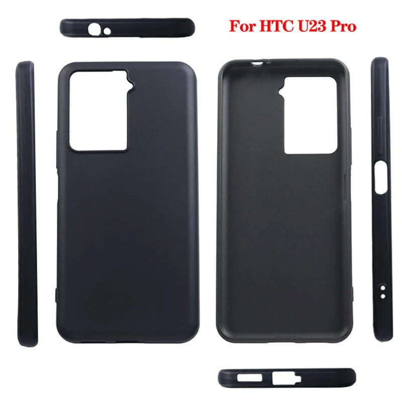 For HTC U23 Pro  Ultra thin Slim Candy Matte Soft Silicone TPU Case Cover