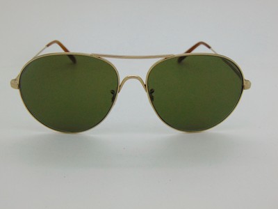 oliver peoples green aviator sunglasses
