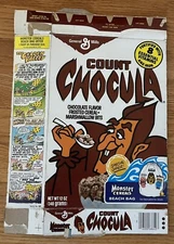 1978 General Mills Count Chocula Cereal Box