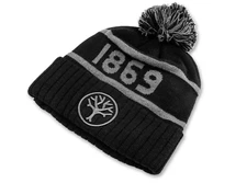 BOKER® Bobble Hat 1869 Black  Beanie Pom Adult One Size Acrylic Knife - 09BO138