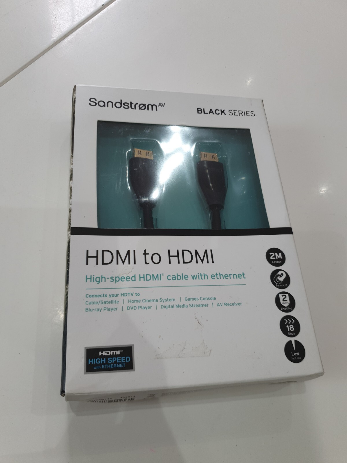Sandstrom S2HDM115 HDMI Cable With Ethernet 2m for sale online | eBay