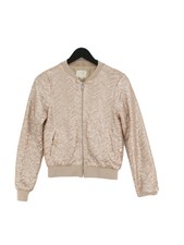 Joy Women's Jacket Xs Pink 100% Polyester Overcoat