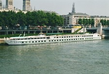 Croisi Europe River cruiser SEINE PRINCESS seen in Rouen on the river Seine.