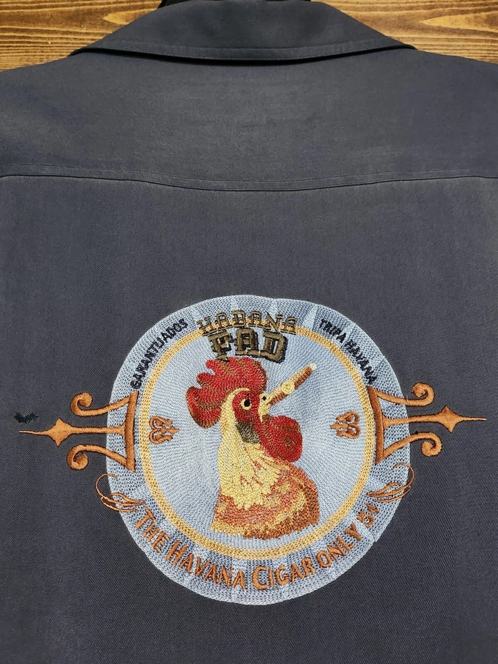 LIMITED EDITION DESIGN #1 Nat Nast The Havana Cigar Embroidered 100% Silk Size M - Image 4 of 4