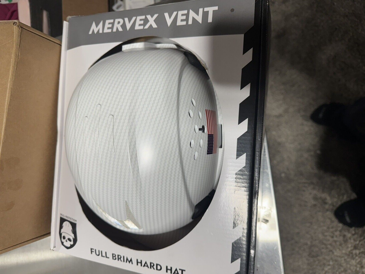 GREEN DEVIL Full Brim Hard Hat Vented Construction Safety Helmet