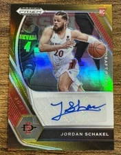2021-22 PRIZM DRAFT JORDAN SCHAKEL ROOKIE AUTO BLACK GOLD PRIZM /5 1/1 SDSU SSP