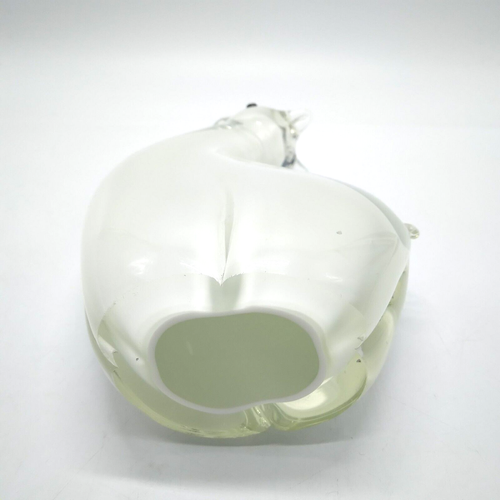 Murano Style Large Handcrafted Glass Polar Bear Figurine/Paperweight 25.2cm Tall - Picture 12 of 19