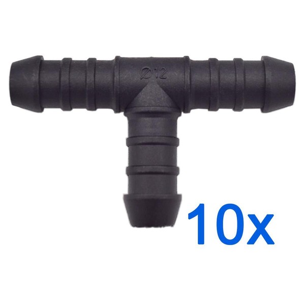 10 X You.S Original Schlauchverbinder ZwischenstüCk RGV Ø 12X12X12 Mm - T-StüCk-image