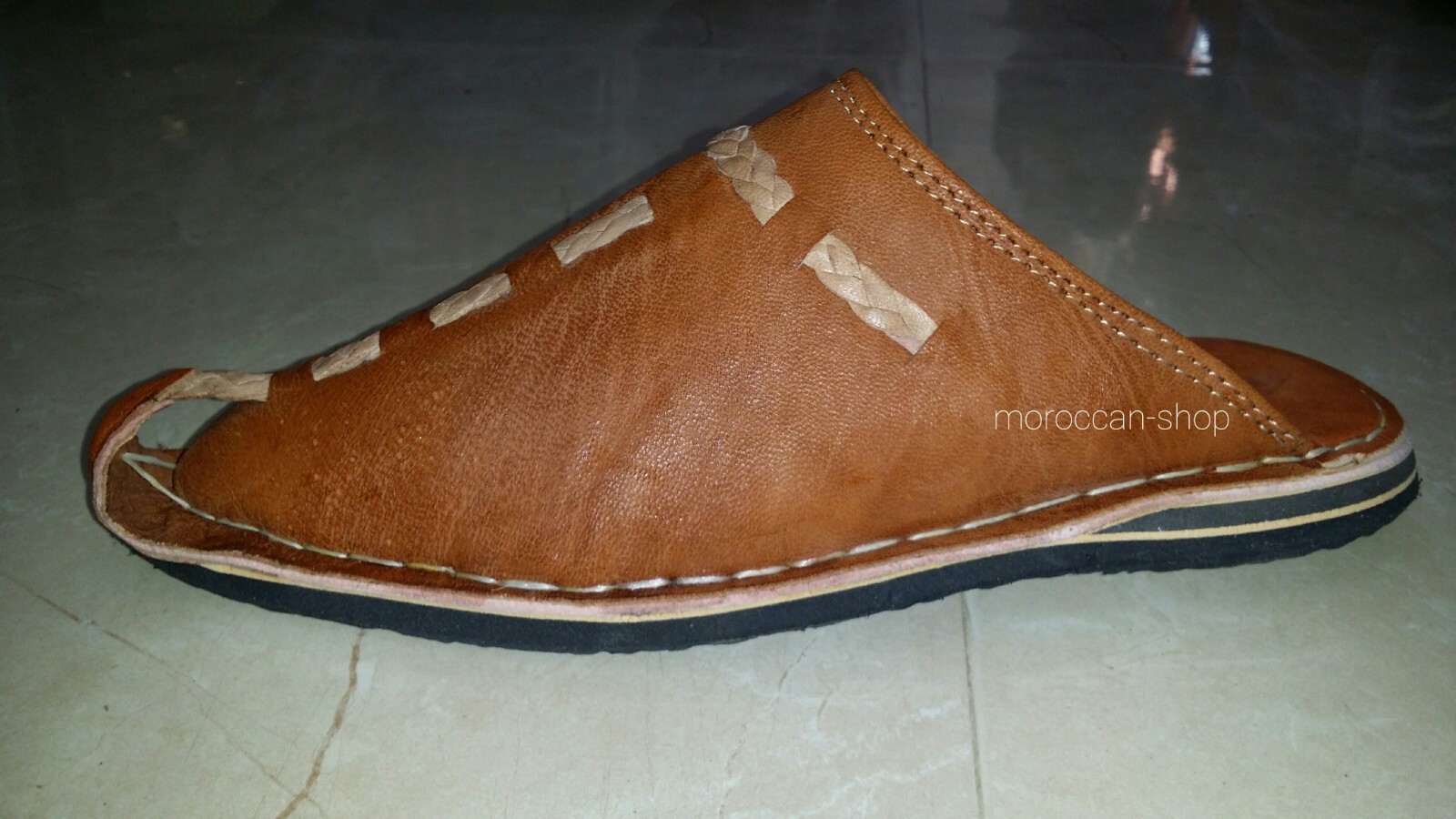 PANTOFOLA D’ORO Pantofole Babouches tradizionali marocchine da uomo fatte a mano in pelle a scelta