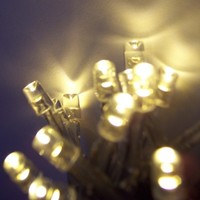 Led Lichterkette 100Er Warmweiß Kabel Transparent 10M Timer Aussen BA11692 Xmas