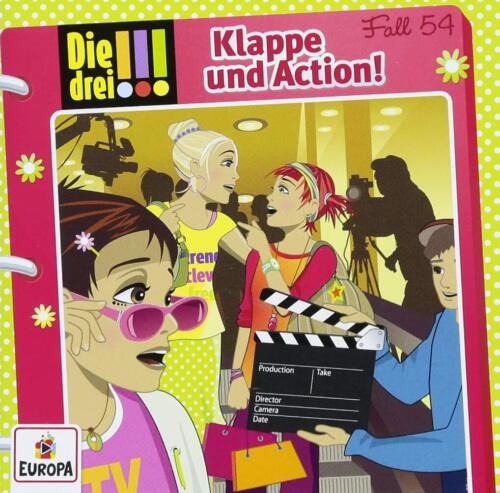 Die drei !!! 054/Klappe und Action! (CD) (UK IMPORT) - Afbeelding 1 van 2