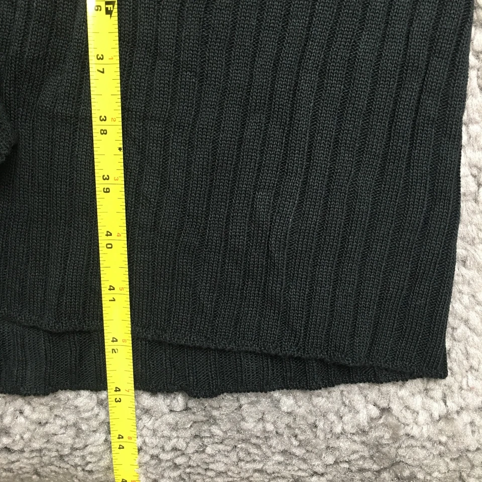 Cárdigan plumero Venezia Jeans para mujer talla 18/20 negro tejido acanalado nuevo con etiquetas Foto 2 de 4