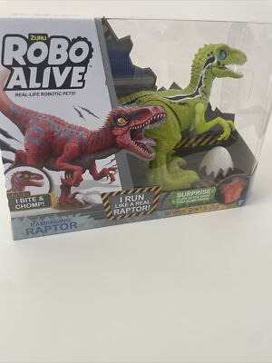 Robo Alive Rampaging Raptor Dinosaur Toy Variety Colors by ZURU nib B1