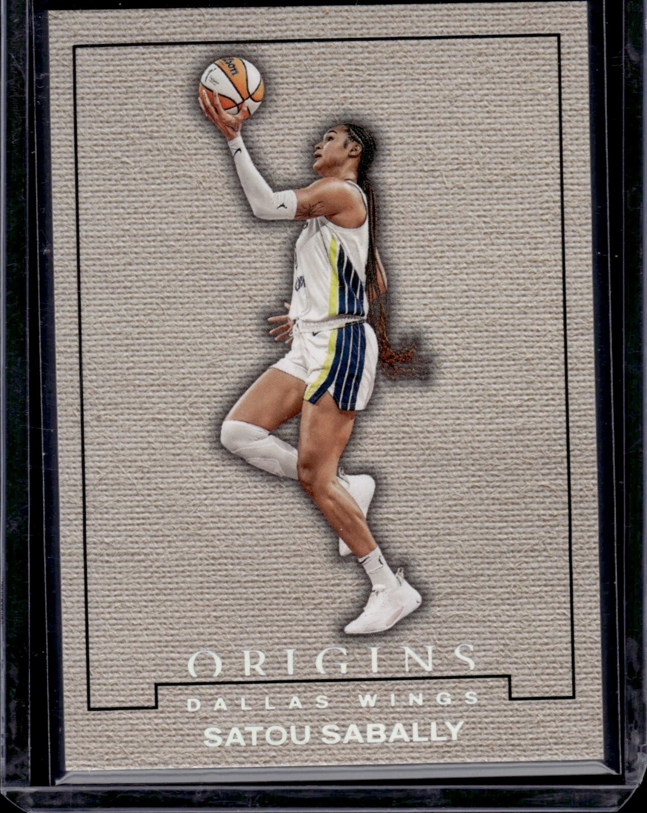 SATOU SABALLY 2024 Panini WNBA Origins #7 Blank Slate Case Hit Wings SP
