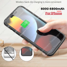 External Battery Charger Case Power Bank Charging Cover For iPhone 14 13 12 11 8