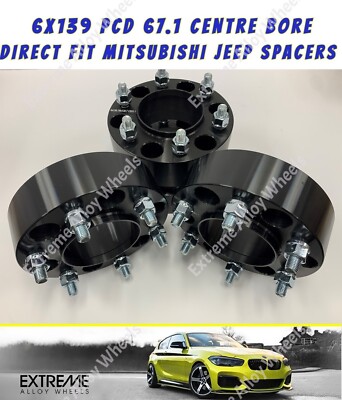 Passend für Mitsubishi Shogun Pajero Spurverbreiterung 30mm Nabe Zentrisch 6x139 Direct Fit x4