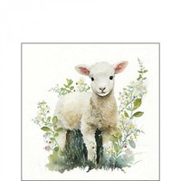 20 Papierservietten, Cocktail - Servietten Lamm Ambiente 25X25Cm | Ostern
