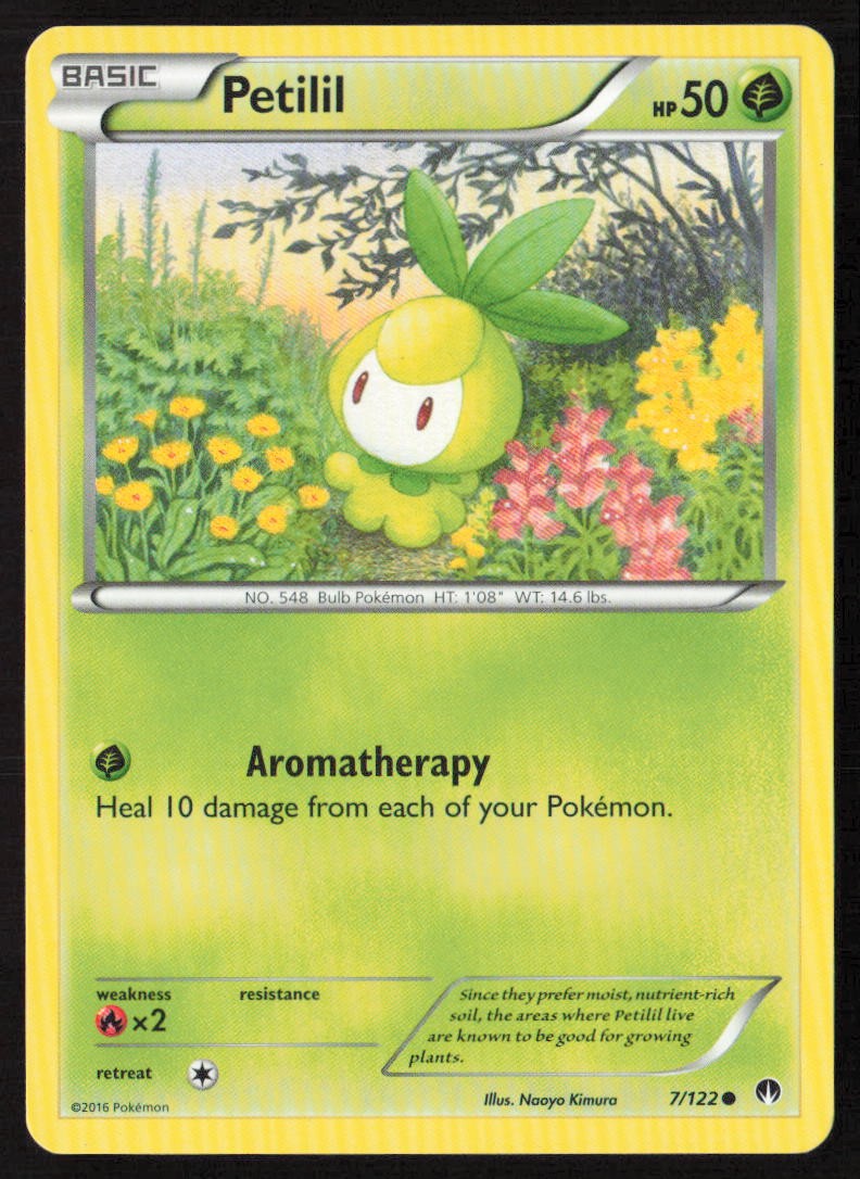 Petilil 7/122 Common BREAKpoint Pokemon Lightly Played