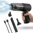 Venom Games Console Air Duster | 2-in-1 Rechargeable Mini Vacuum Cleaner Blower