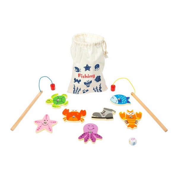 Legler Small Foot Fische Angeln Reisespiel Gesellschaftsspiel Ab 3 Jahre Holz-image