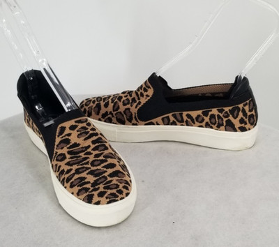 Comfortview Size 7.5 W Wide Alena Slip On Sneaker Animal Print