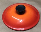 Le Creuset Enameled Cast Iron Orange Flame Size 18 LID ONLY Made in France — photo 8