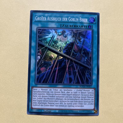 Yu-Gi-Oh ROTA-DE057 Großer Ausbruch der Goblin-Biker NM DE 1st