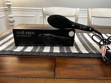 José Eber Digital Straightening Brush Ceramic, Digital Display, Black