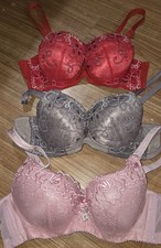 Womens 3 Pack Super Pushup Bra's Size 34A-36A (38/85)