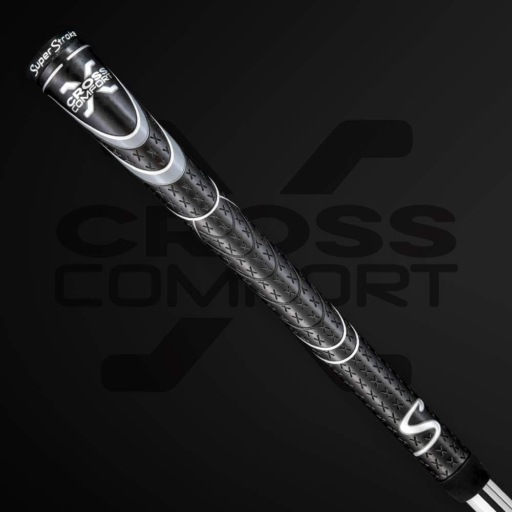 Super Stroke SuperStroke Cross Comfort Swing Grip, Black/Silver