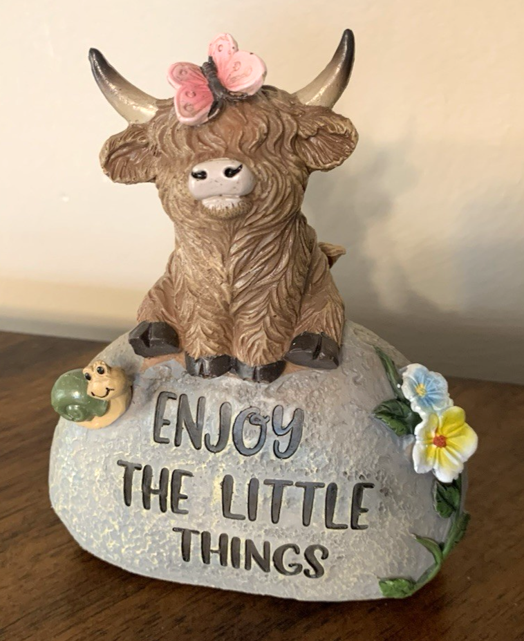 Highland Cow Spring Summer Garden Decor, New, So cute! | eBay