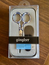  NIB  Gingher designer series 'Criss' 4" Embroidery Scissors