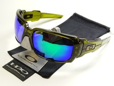 Oakley Oil Drum Olive Jade Sunglasses Antix Rig Monster Dog Pup Canteen Splice