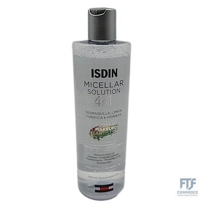 ISDIN DE Micellar Solution 4-in-1 Mizellenwasser (400ml) entfernt Make-up, reini