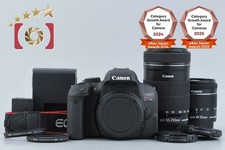 "Count 2,684" Canon EOS Kiss X9i / Rebel T7i / 800D 24.2 MP 18-55 55-250 Lenses