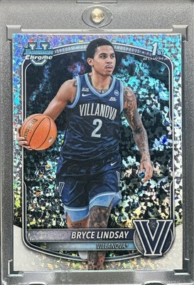 BRYCE LINDSAY RARE ATOMIC REFRACTOR CHROME INVESTMENT CARD BOWMAN VILLANOVA MINT
