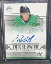 Brett Ritchie 2014-15 SP Authentic future watch /999 Auto  Dallas Stars #307