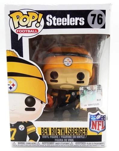 Funko Pop! #76 Football BEN ROETHLISBERGER NFL Steelers Vinyl Figure