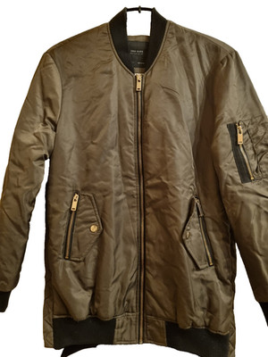 ZARA BASIC   LONGJACKE im BOMBERJACKEN STYL  Größe XS