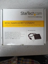 New Startech.com MSTCDP122DP MST Hub DisplayPort over USB-C to 2x DP