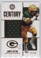 2019 Panini Encased Century Collection /50 James Lofton #CC5 HOF 2k3