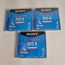 CASES ONLY Sony Handycam DVD-R 30 Min 1.4 GB Recordable Single Sided