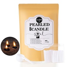 Pearled Candle Sand 2.2lb Non-Toxic Luxury Black Sand Candles   eusable Equipp...