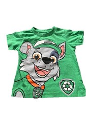 Nickelodeon Paw Patrol T-Shirt Marshall, Green Short Sleeve, Size: 4T