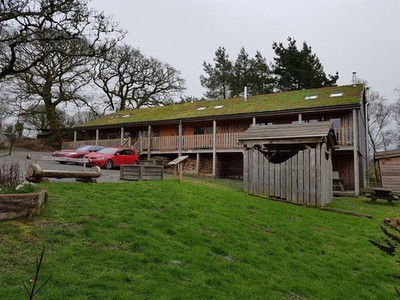 Foto 6x4 Dänemark Bauernhof Öko Lodge bei Lampeter Betws Bledrs Dänemark Farm c2019