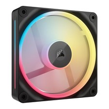 Corsair iCUE Link LX120-R RGB PWM  120 mm  2400 rpm  4-Pin Case Fan Black 