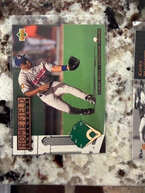 1994 UPPER DECK MLB HOMEFIELD ADVANTAGE CARD CLEVELAND ALBERT BELLE #285