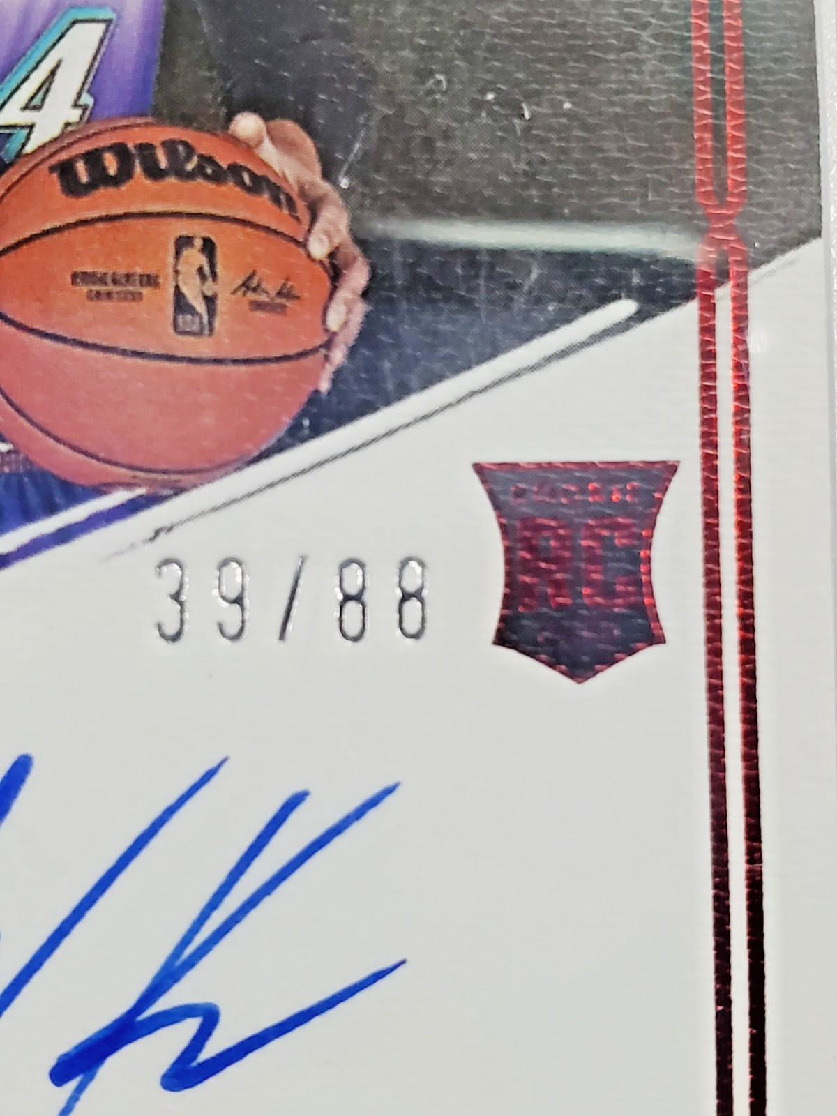 Walker Kessler PSA 9 Mint 2022-23 Impeccable Rookie Asia 39/88 Autograph Auto RC view 2