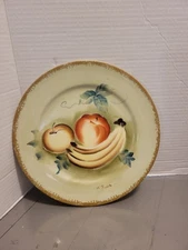Vintage Norleans Japan Handpainted Fruit Design Plate, Signed by Artist
